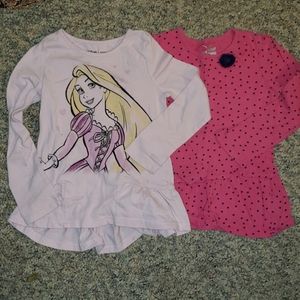 2 long sleeve shirts size 5t